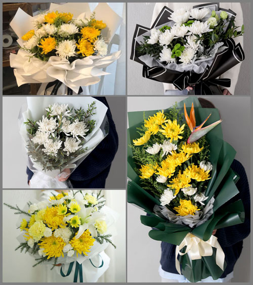 四川绵阳游仙区石板镇白事花束代送